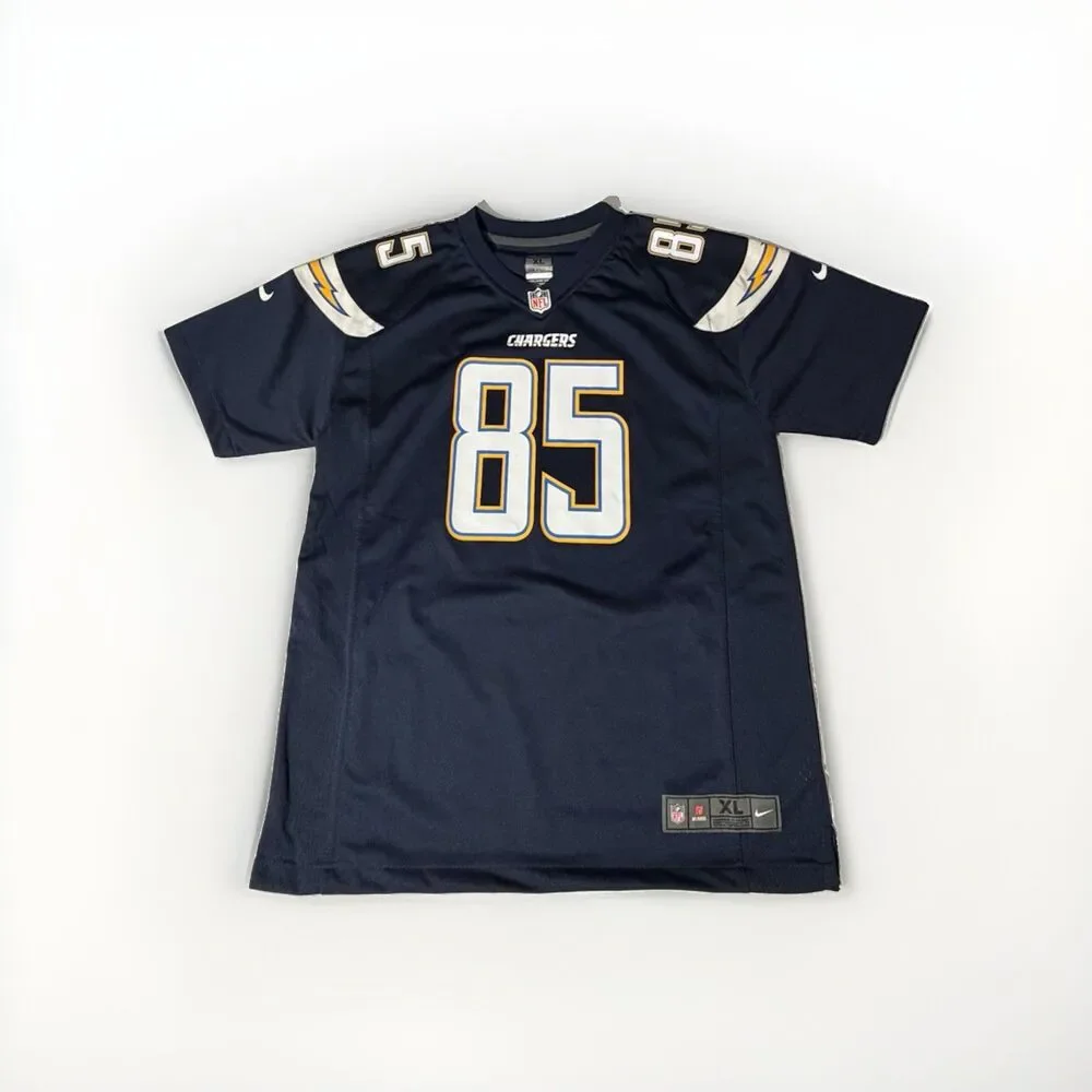 Nike Antonio Gates #85 San Diego Chargers Jersey Youth XL 18/20 Navy NWOT